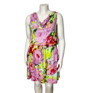 Pink Floral BGBG Dress Size M